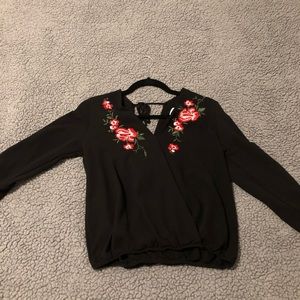 cute rose crop top